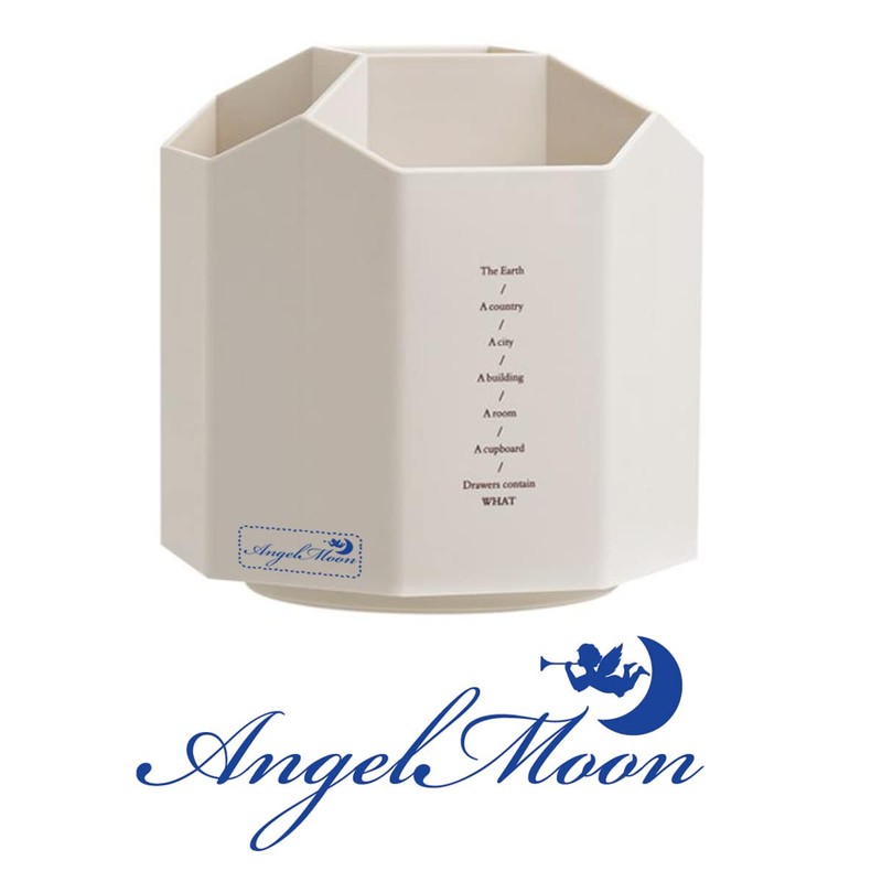 AngelMoon Pen Stand, Pencil Stand, Tabletop, Office, Cute, Stylish, 360