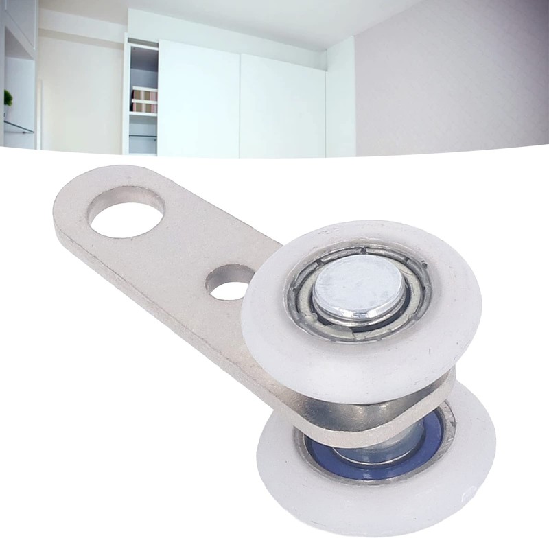 10PCS Trolley Assembly,Lightweight Stainless Steel Sliding Track Roller with 2