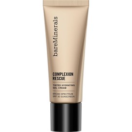 bareMinerals Complexion Rescue Tinted Moisturizer for Face with SPF 30, Vegan Tinted Mineral Sunscreen with Hyaluronic Acid, Full Size, Suede 04