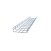 NavePoint Wire Mesh Cable Tray, Electro Zinc Plated, Silver Steel,