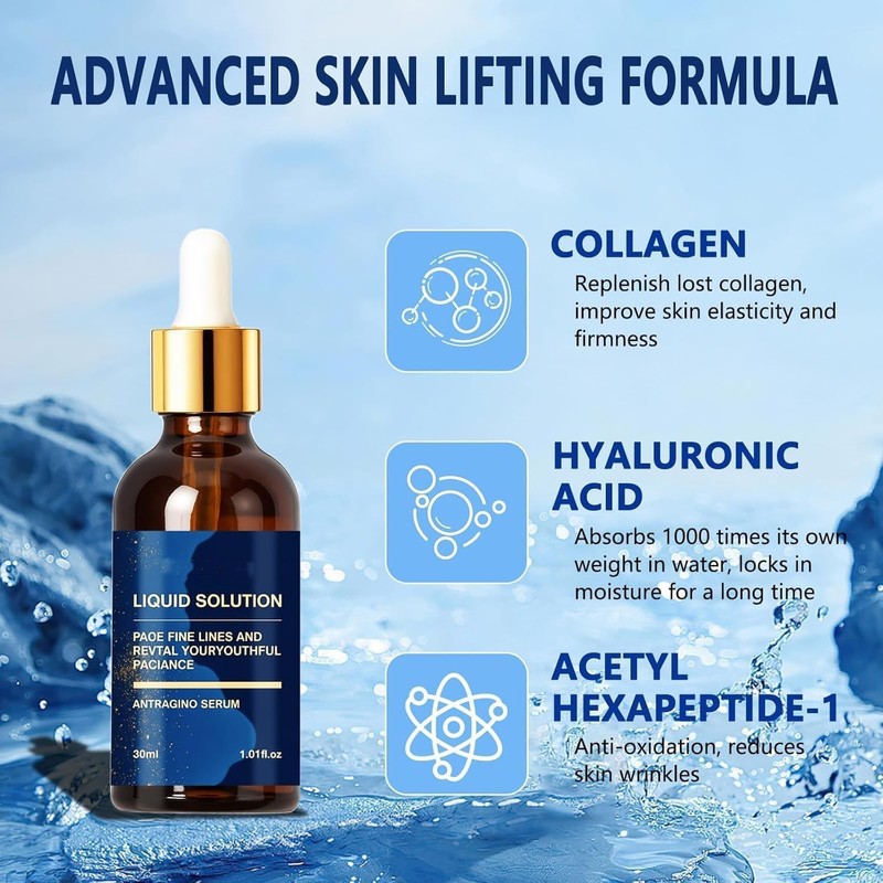 Ola-vitas Liquid Solution - Dual 30ml Bottles, Potent Anti-Aging Formula
