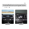Car ABS Inner Look Central Console Dashboard Panel Cover Trim