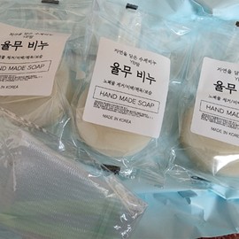 YB Mom Wart Coix Soap Mild Coix Face Wash Face Wash Soap Set 100gx3 Trouble Care Skin Elasticity / YB맘 사마귀 율무비누 순한 율무 세수 세안 비누 세트 100gx3개 트러블케어 피부탄력