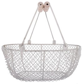Traditional Wire Fruit, Flower & Vegetable Basket Trug 38cm x 27cm