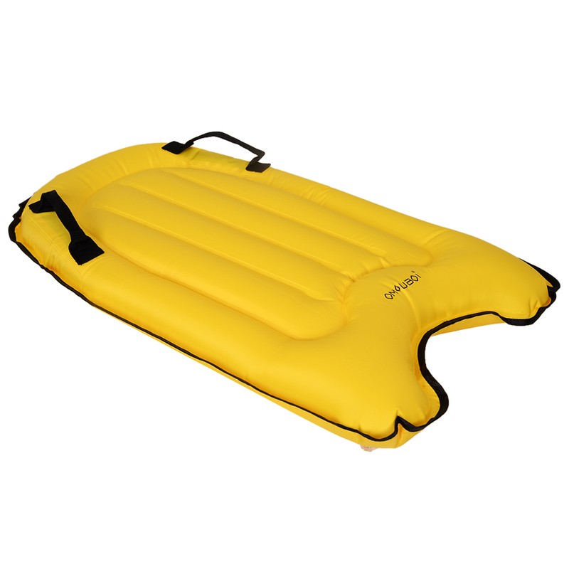 Inflatable Surfing Board with Handles Surfing Body Board Folding Beach