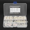600Pcs Flat Washer 9 Sizes White Nylon Gasket Assortment Kit