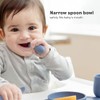 EZPZ Tiny Set de 2 Mini Cucharas, Gris (Gray), 4
