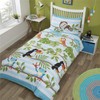 Rapport Rainforest Set, Junior, Polyester, Blue, Contents Toddler Duvet Cover