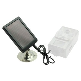 SOUUXIU Trail Camera Solar Panel Kit Waterproof 6V-12V 2300mAh Rechargeable Universal for Outdoors Hunting Camera, Solar Chargers with 360° Rotable Holder for Trail Camera