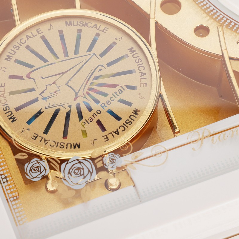 Piano Music Box Rotating Dancing Ballet Girl Valentine's Day Birthday