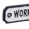 Workshop Cast Iron Small Sign Plaque Door Wall House Gate
