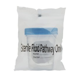 Sterile Specimen Cups Individually Bagged with Lids [10 Count] 4 oz Clear Urine Collection Cup with Leak Proof Screw On Covers - 4.5 Compacity Specimens Jar – for Safe Pee, Stool, Semen Sample Testing