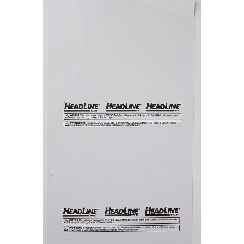 Headline Sign Stick-On Vinyl Letters and Numbers, Black, 1-Inch, Made