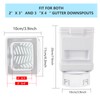(2 Packs) Downspout Leaf Filter Downspout Cleanout,Leaf Removers, Gutter Downspout