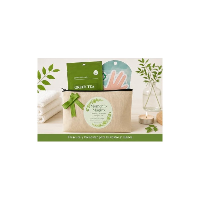 Genérico Kit Autocuidado Verde Cara Manos Cada Uno