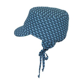Sterntaler Baby Boys' Reversible Peaked Cap, Blue (Marine 300)