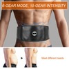 Smart Abdominal Muscle Trainer TENS PU Leather Slimming Belt Rechargeable