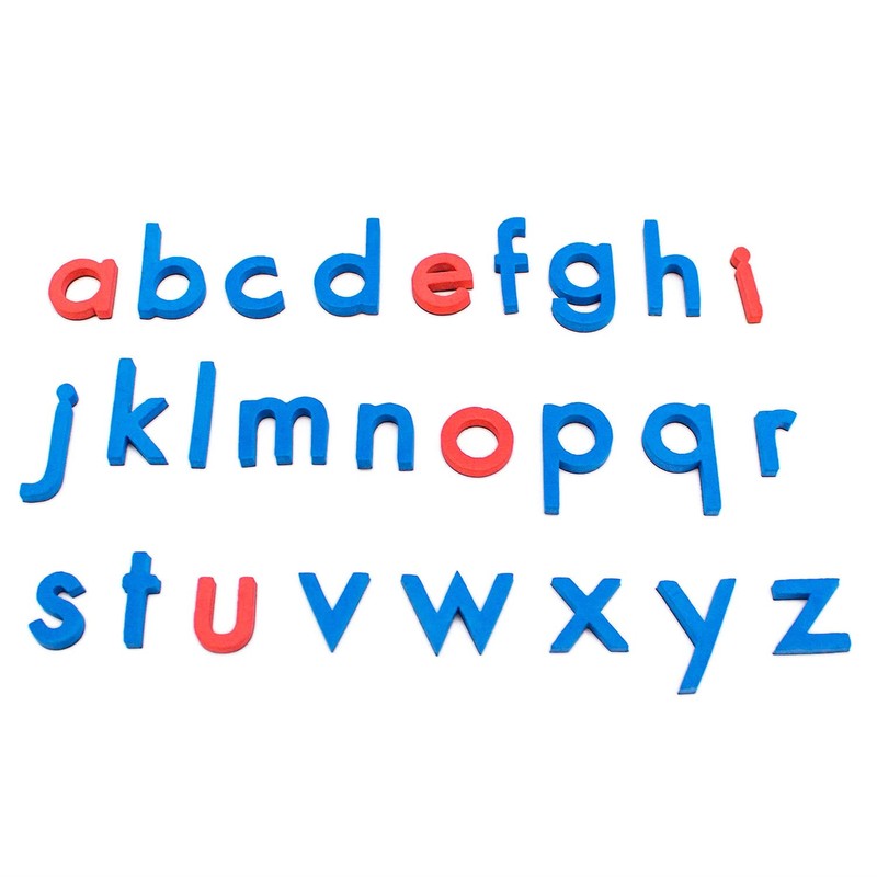 Junior Learning Alphabet and DIGRAPHS Print Rainbow Set of 56,White