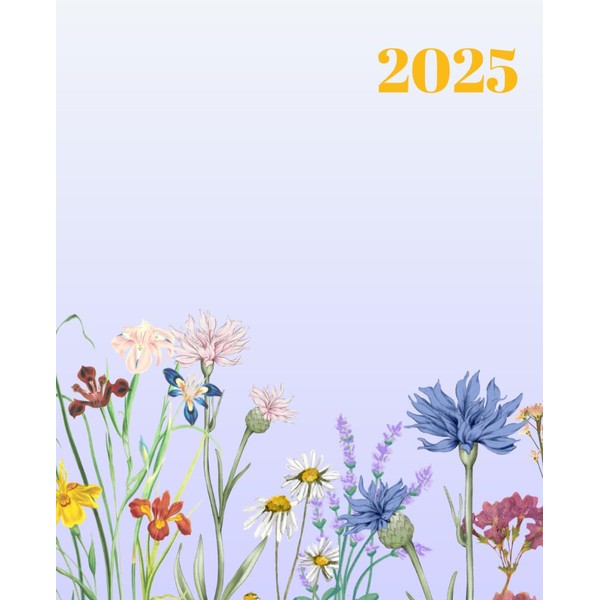 Academic Monthly & Weekly Planner 2025: 12-Month (Jan 1 -