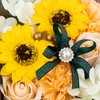 Q-FLA Bath Fragrance Flower Shaped Bath Salt, Flower Arrangement Box,