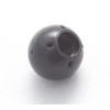 4 x Valve Caps Ball 8 Billiard Black White Black