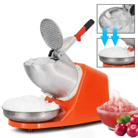 Zedfire, 300W Electric Ice Crusher Machine Shaver Shaved ICEE Snow Cone Maker 143 lbs, Number 01