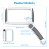 MoKo Magnifying Glass for Reading, Rechargeable 5/20/45X Full Page Book