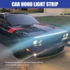 79'' Car Hood Light Strip, Flexible Daytime LED Running Light,