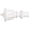 NICETOWN Antique White Curtain Rods for Windows 72 to 144