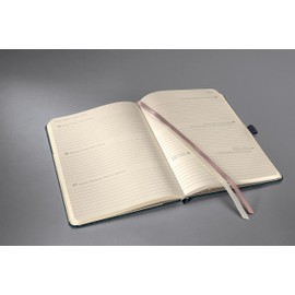SIGEL C2452 Weekly Diary 2024, Leather Look, Approx. A6, Taupe, Hard Cover, 176 Pages, Elastic Band, Pen Loop, Archive Pocket, PEFC-Certified, Conceptum