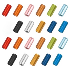 Framendino, 22 Pack Shoelace Buckle Lock for No Tie Shoelaces Metal Lock Buckles Tip Ends for Sneaker Shoelaces (11 Colors)