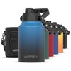 WATERSY Half Gallon Water Bottle Insulated(Cold for 48 Hrs),BPA Free&Leak