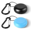 Giantree 2pcs Earplug Cases, Round Potable Ear Plug Holder with