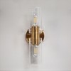 GEPOW Sconces Wall Lighting, Modern Gold Wall Sconces Indoor with