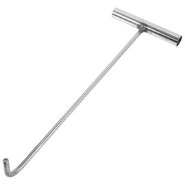 DOITOOL Manhole Cover Hook,15 Inch Heavy Duty Handy Hook,Stainless Steel Lifting,Storm Drain Cover Lifting Tool,Manhole for and Moving