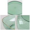 Zopnny Plastic Decorative Pedestal Bowl, Round Fruit Basket Bowl for