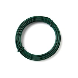 Merriway BH03353 Plastic Coated Garden Wire, 2mm Dia. x 5 Metre (16.25ft) - Green