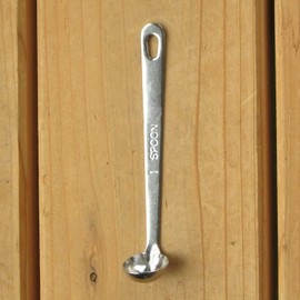 Nagao Tsubamesanjo Extra Thick Measuring Spoon, 0.4 fl oz (1 cc), Ladle Type, 18-8 Stainless Steel, Made in Japan