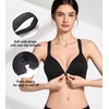 Lemorosy Front Closure Posture Bra Back Support Smoothing Underwire Comfortable