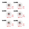 FOLANDO 35 pcs Squid Jig Hooks, Umbrella Shaped Hooks Squid