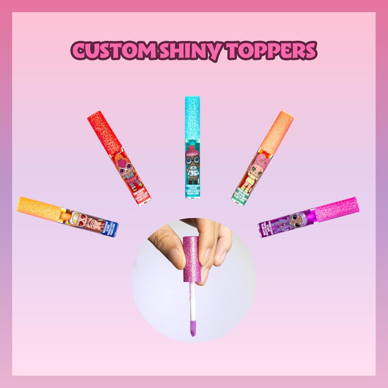 Townley Girl L.O.L Surprise 12 Piece Plant Based Lip Gloss,