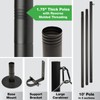 Premium String Light Pole - 1 Pack - Extends to