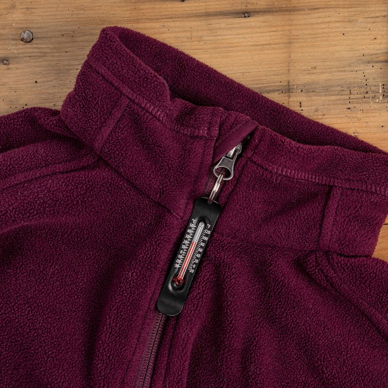 Sun Company Brrr-ometer - スノースポーツに最適なジッパー金具型温度計 | 上着、パーカ、荷物に取り付けることができ、アウトドア、スキー、スノーボードに最適な温度計 ブルー