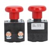 Emergency Push Button Switch DC80V Reliable Emergency Stop Switch Replacement