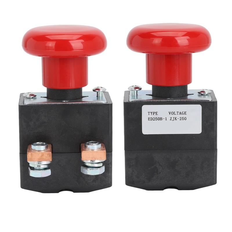 Emergency Push Button Switch DC80V Reliable Emergency Stop Switch Replacement