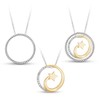 18k Gold Over Sterling Silver Shooting Star Interchangeable 3 in