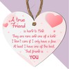 A True Friend Is Hard to Find | Heartfelt Wooden