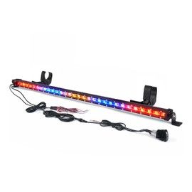 Xprite 1.0" Ultra-Thin LED Chase Strobe Light Bar, 30" Offroad Safety Flashing Light Bar with Running Brake Turn Signal & Reverse Lights for UTV, Polaris RZR, Can-am, Yamaha, SXS, 4x4, Trucks - RBYBR