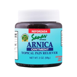 Sanar Naturals Arnica Dark Ointment, 2 oz - Fast Action Pain Relief for Joint, Back, Neck, Knee, Hand, Foot, and More, Travel Size