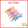 FRAMAR Pastel Alligator Hair Clips 10 Pack - Professional Styling